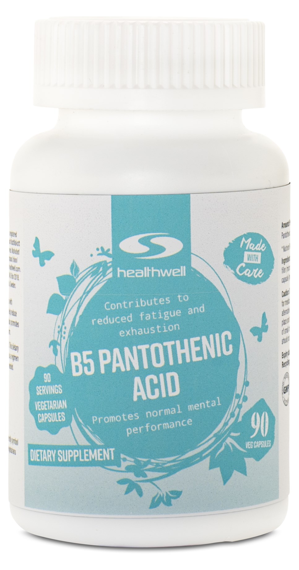 Vitamin B5 Pantothenic Acid For mental performance