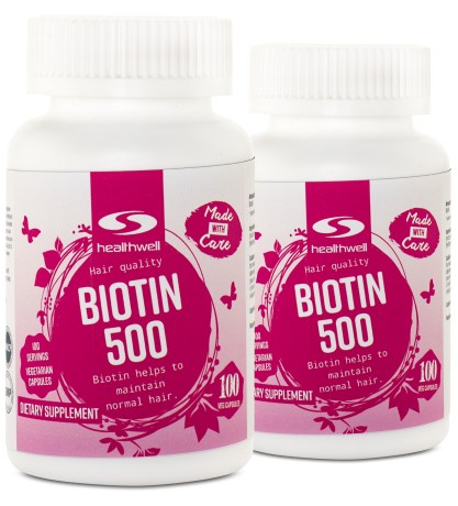 Biotin 500,  - Healthwell