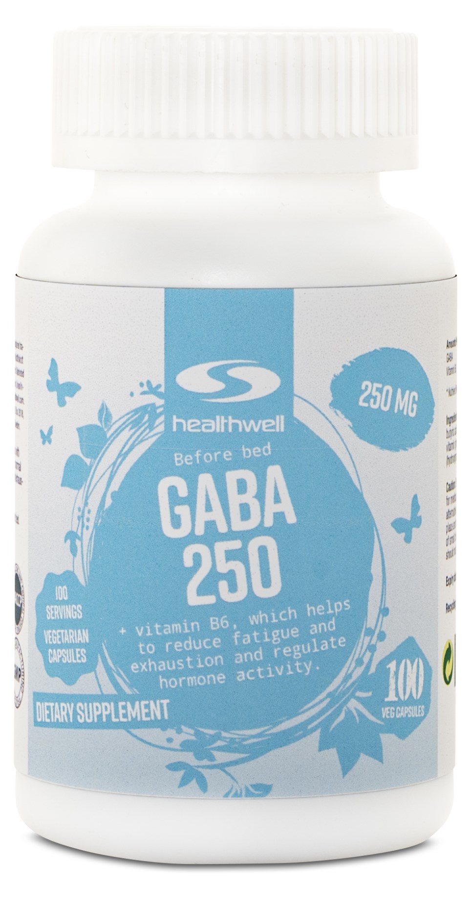 GABA 250 | Before bed | Healthwell.com