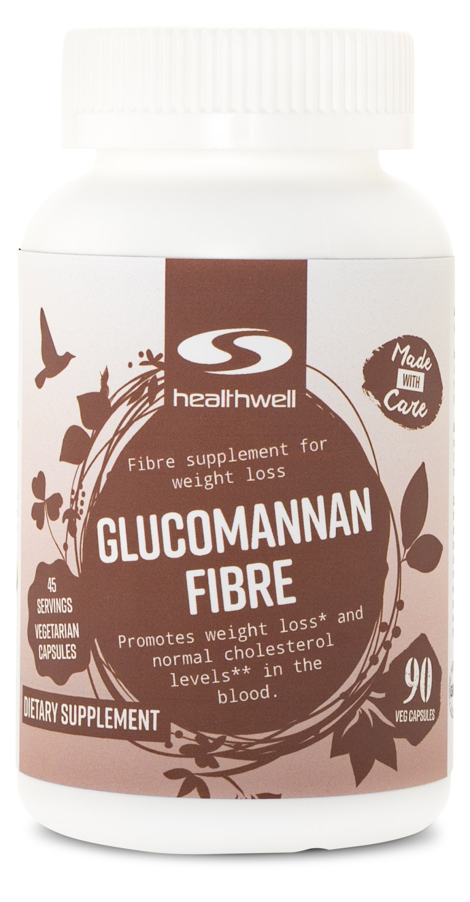 Fibre, 90 caps Satiety and cholesterol