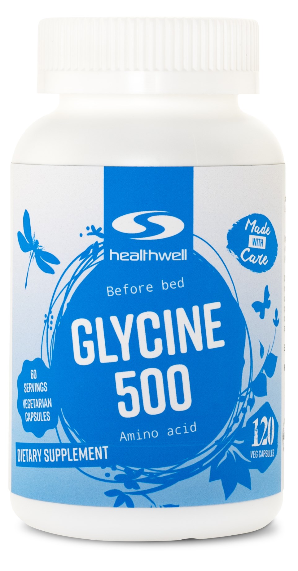 Glycine 500 Amino acid before bed 500 mg of glycine
