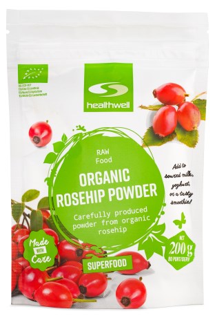 Rosehip powder ECO,  - Healthwell