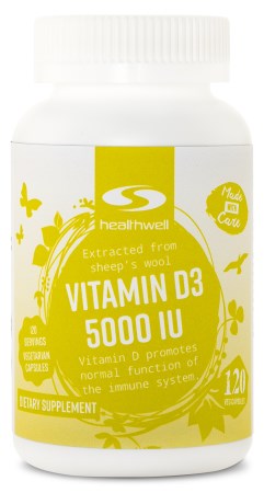 Vitamin D3 5000 IU,  - Healthwell